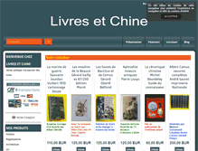 Tablet Screenshot of livres-et-chine.com